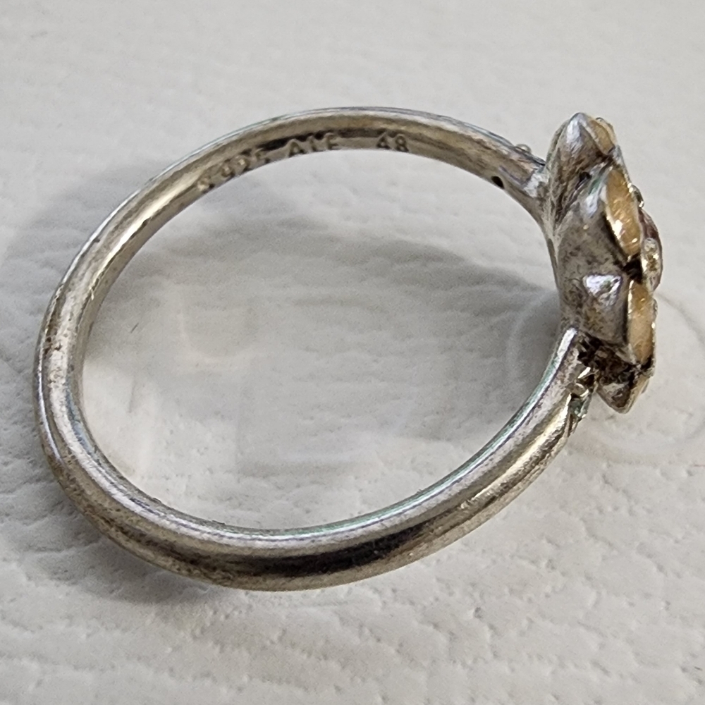 Pandora BLOOMING DAHLIA RING ENAMEL CZ SIZE 48 - Picture 6 of 8